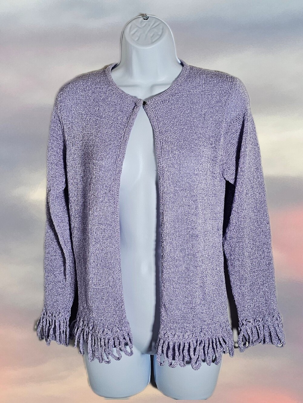 5/$20 Vintage 90s Bonnie and Bill by Holly Cardigan M